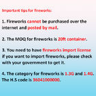 Chinese Customized New Year Firework Cake 100 Shots Pyrotechnics Consumer Cake Fireworks